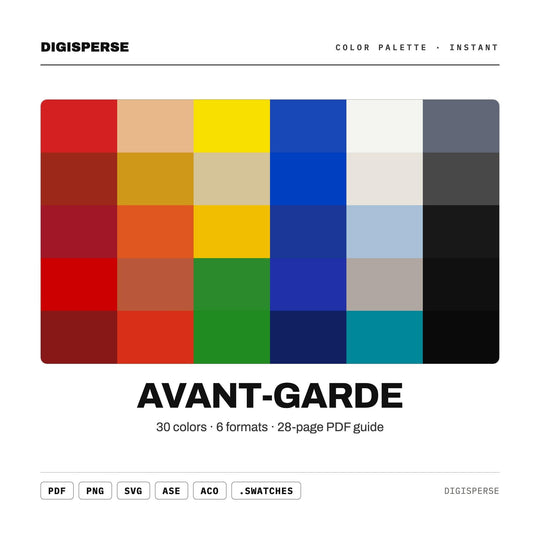 Avant Garde color palette — main preview