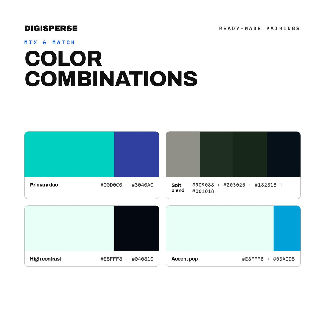 Bioluminescent Bay Color Palette | 30 Colors | Hex RGB CMYK | Procreate Swatches + ASE | Digital Download