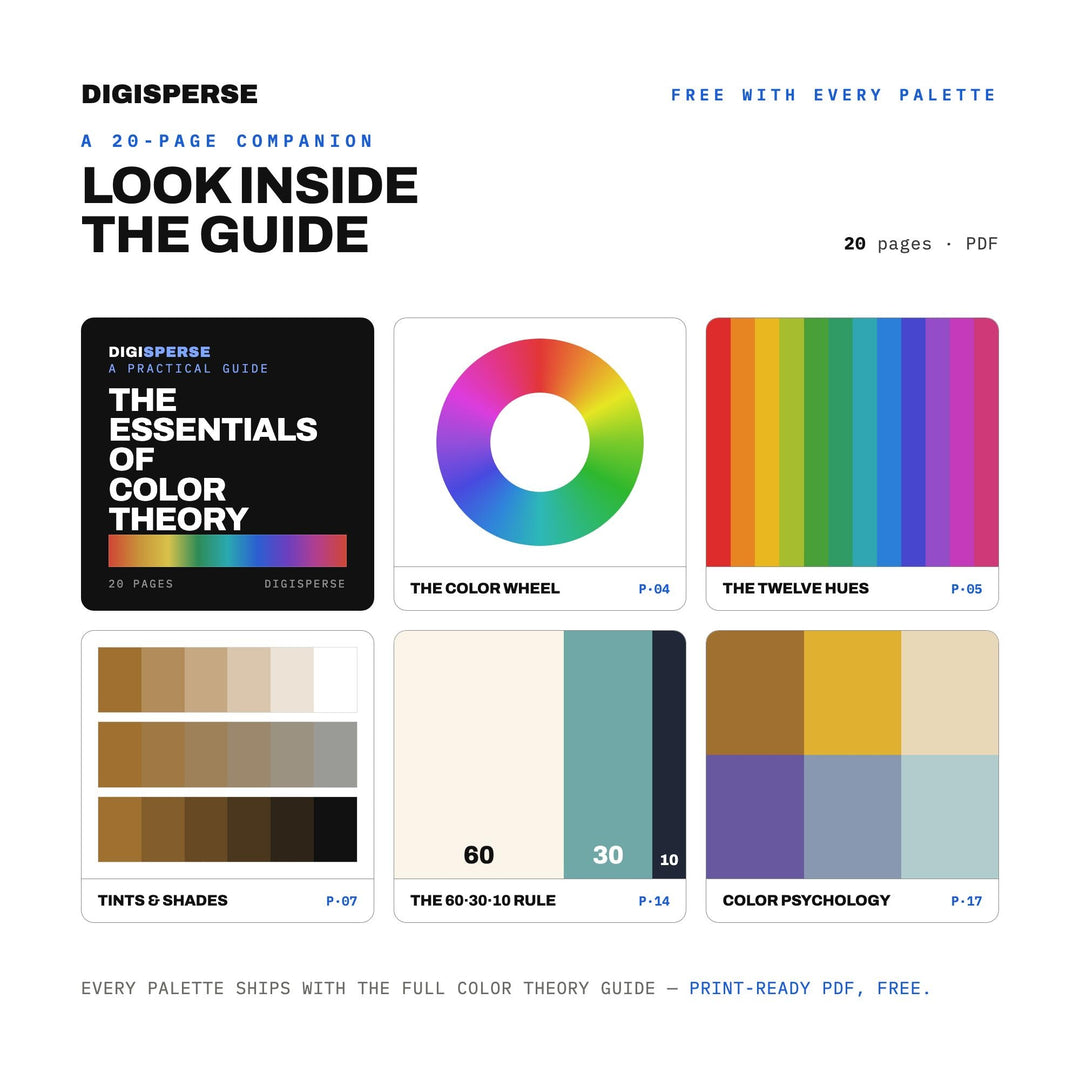 Lo-Fi Hip Hop Color Palette | 30 Colors, Hex, RGB, CMYK (Digital Download)