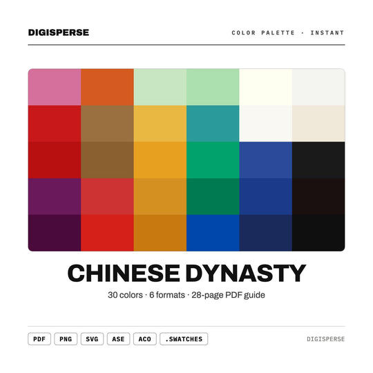 Chinese Dynasty color palette — main preview