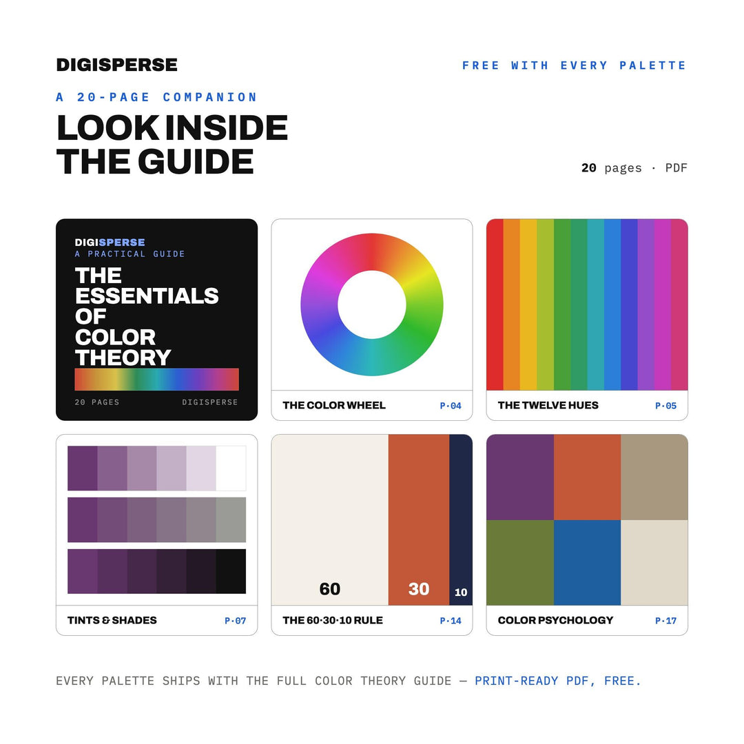 Spanish Tile Color Palette | 30 Procreate Swatches, Hex, RGB, CMYK (Digital Download)