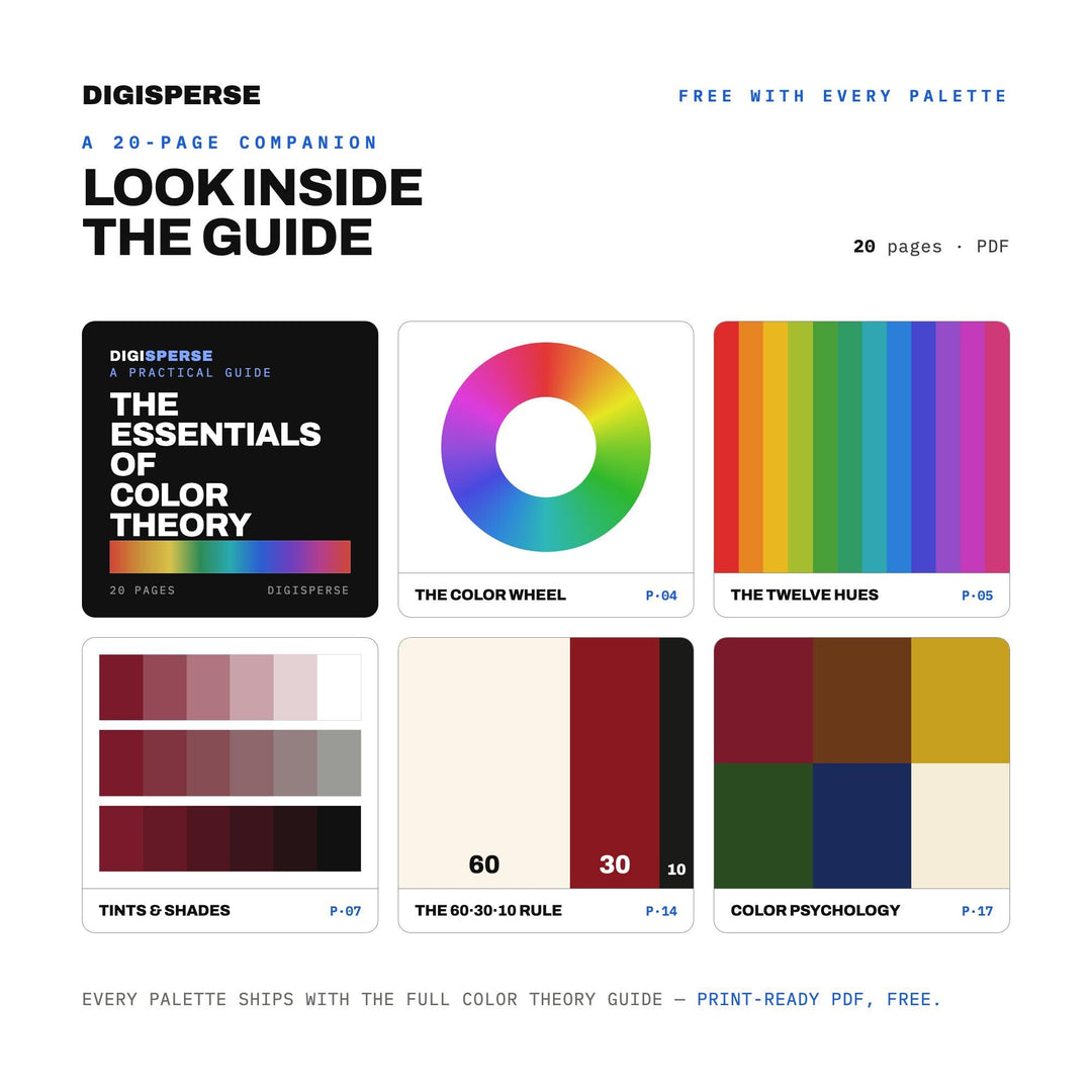 Victorian England Color Palette | 30 Procreate Swatches, HEX, RGB, CMYK (Digital Download)