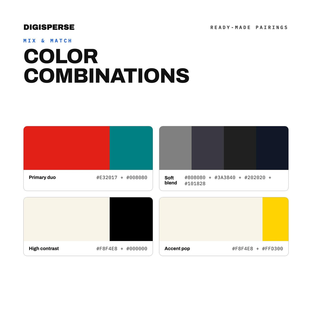 Transit Map Color Palette | 30 Curated Colors, Hex RGB CMYK (Digital Download)