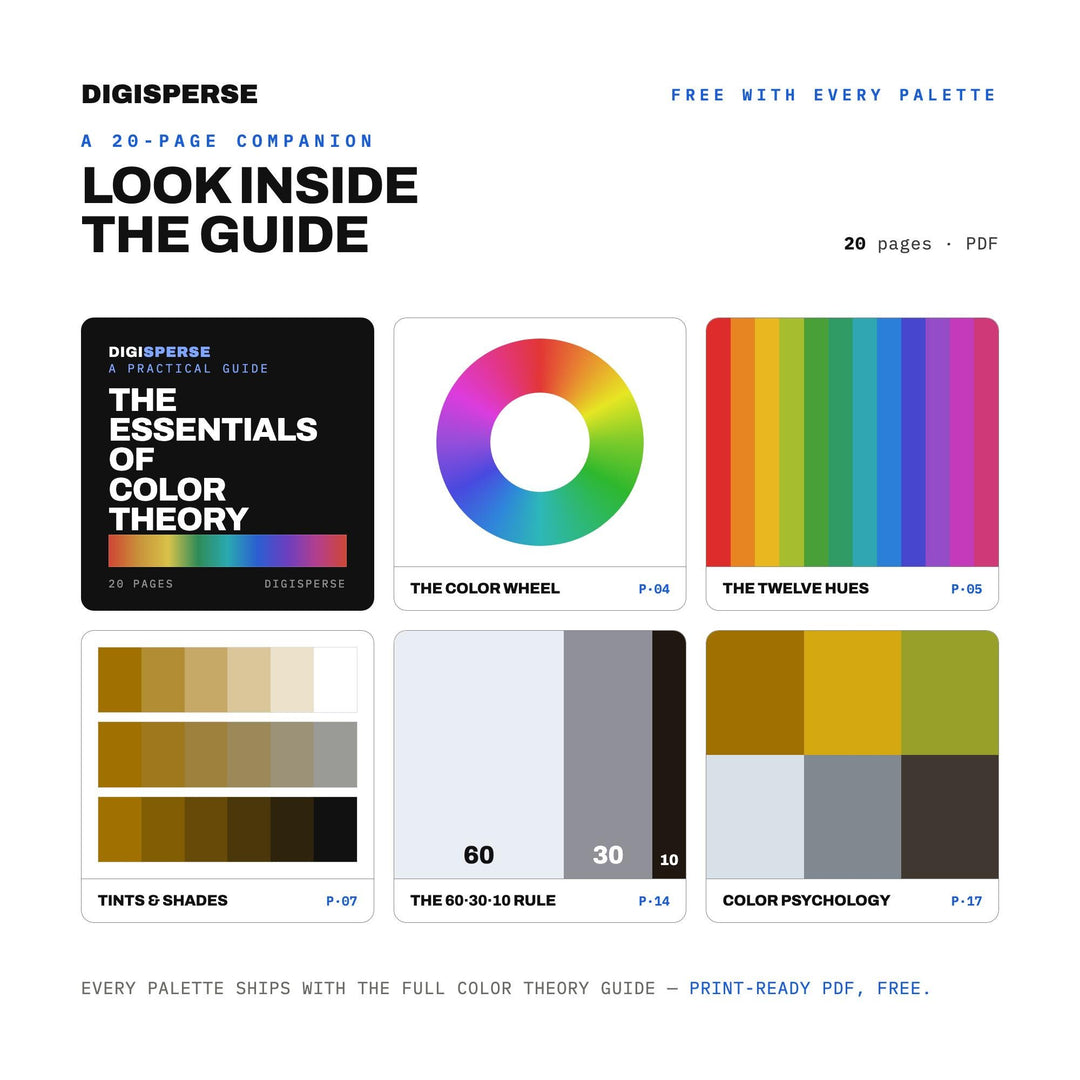Sorcerer's Stone Color Palette | 30 Colors | Hex RGB CMYK | Color Guide | Procreate Swatches + ASE | Digital Download
