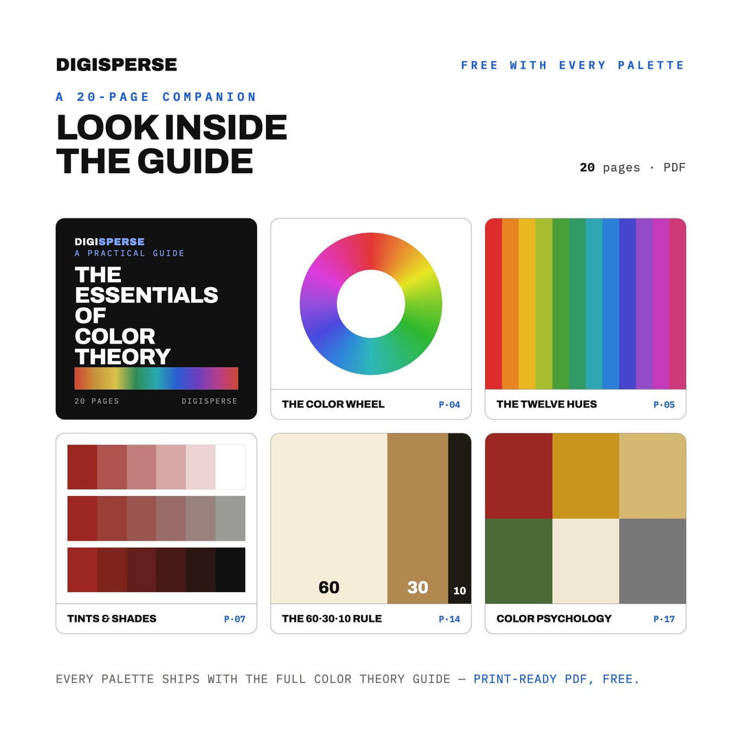 Oxford Library Study Color Palette | 30 Colors | Hex RGB CMYK | Procreate Swatches + ASE | Digital Download