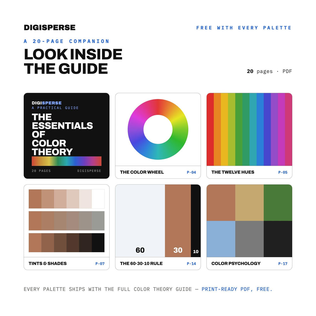 Aerial Earth Color Palette for Landscape Photography Branding and Map Art, 30 Drone View Hues, Procreate Swatches, Hex Codes