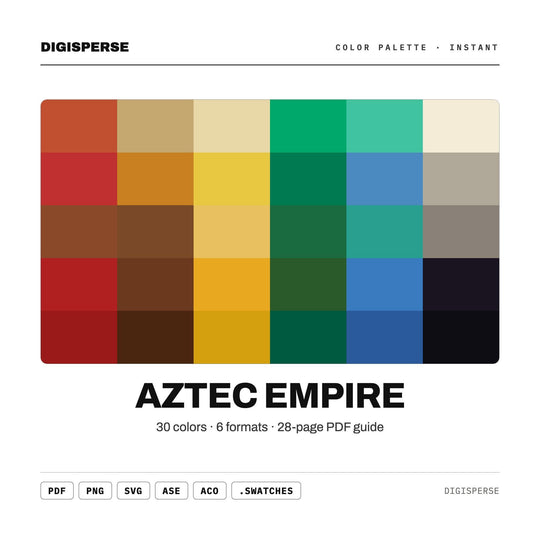 Aztec Empire color palette — main preview
