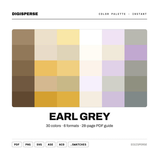 Earl Grey color palette — main preview