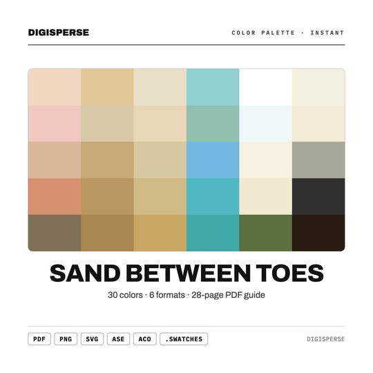 Sand Between Toes color palette — main preview