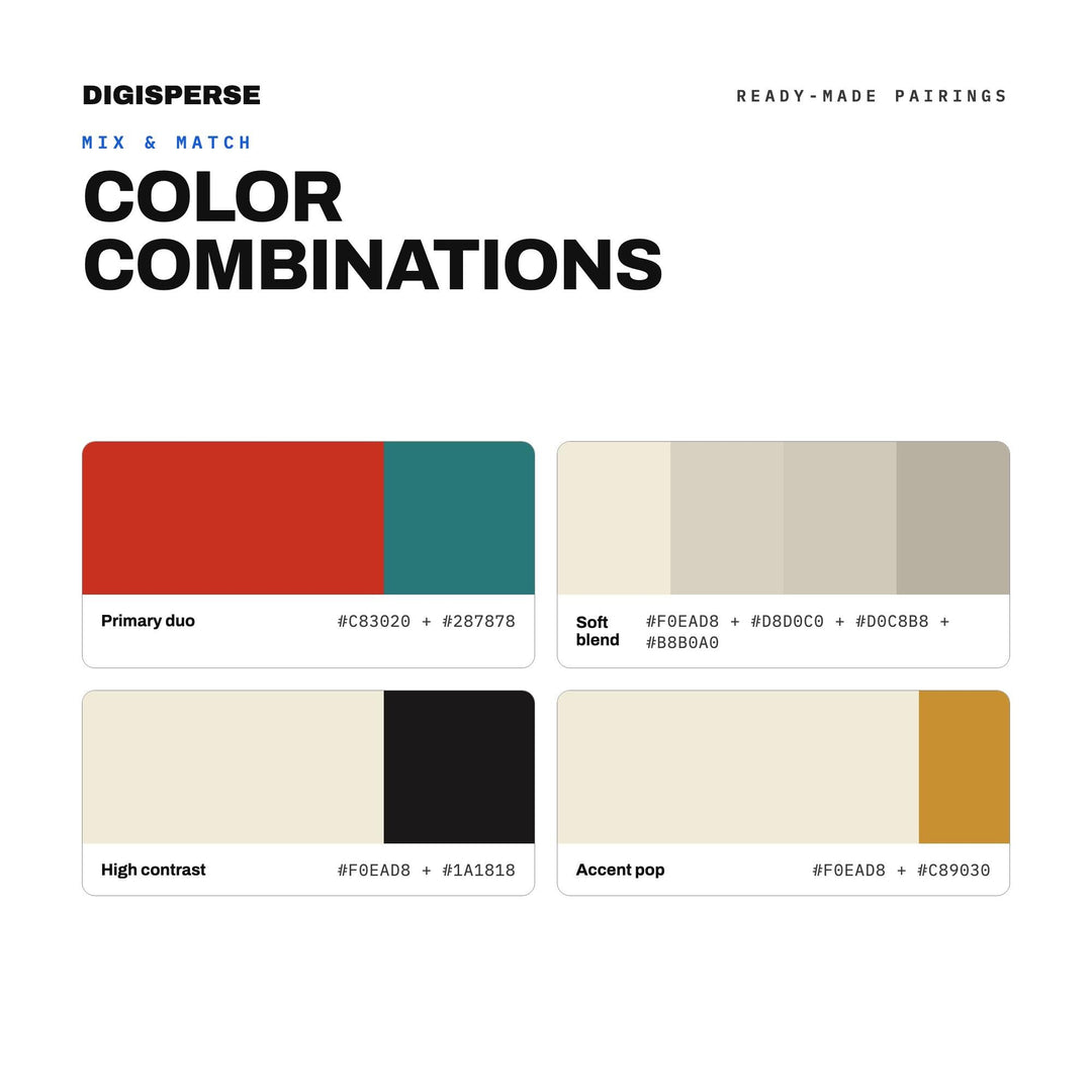 Bold Ink Color Palette for Linocut Block Print Art and Craft Studio Branding, 30 Hand Carved Hues, Procreate Swatches