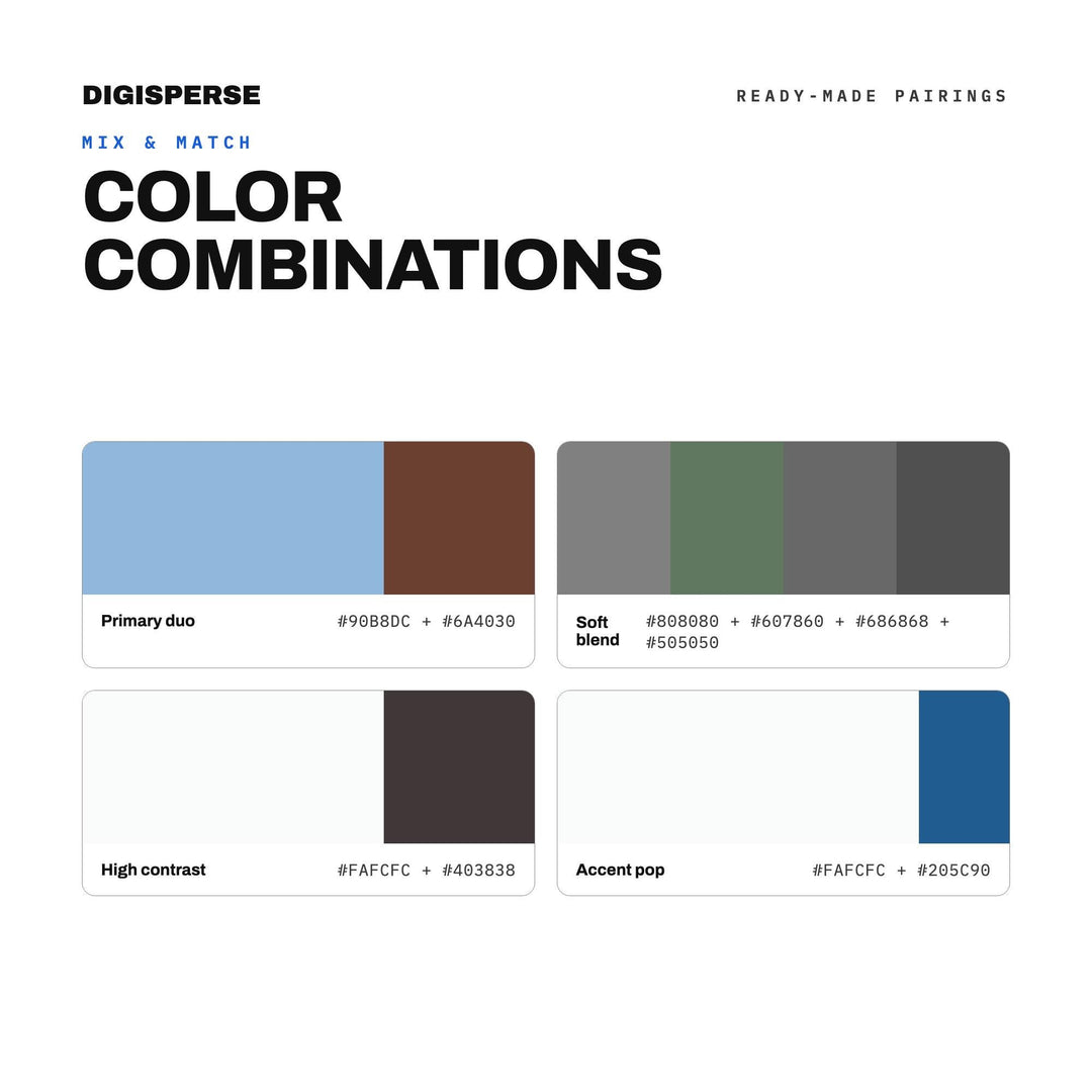 Snow Day Color Palette | 30 Colors | Hex RGB CMYK | Procreate Swatches + ASE | Digital Download