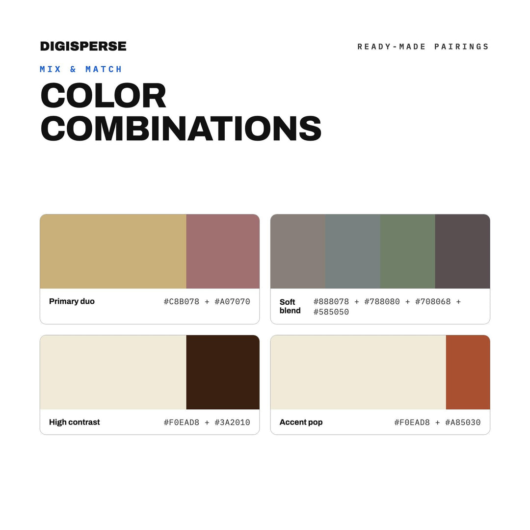 Macrame Studio Color Palette | 30 Colors | Hex RGB CMYK | Procreate Swatches + ASE | Digital Download