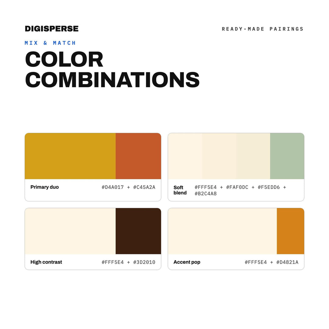 Thanksgiving Table Color Palette | 30 Colors | Hex RGB CMYK | Procreate Swatches + ASE | Digital Download