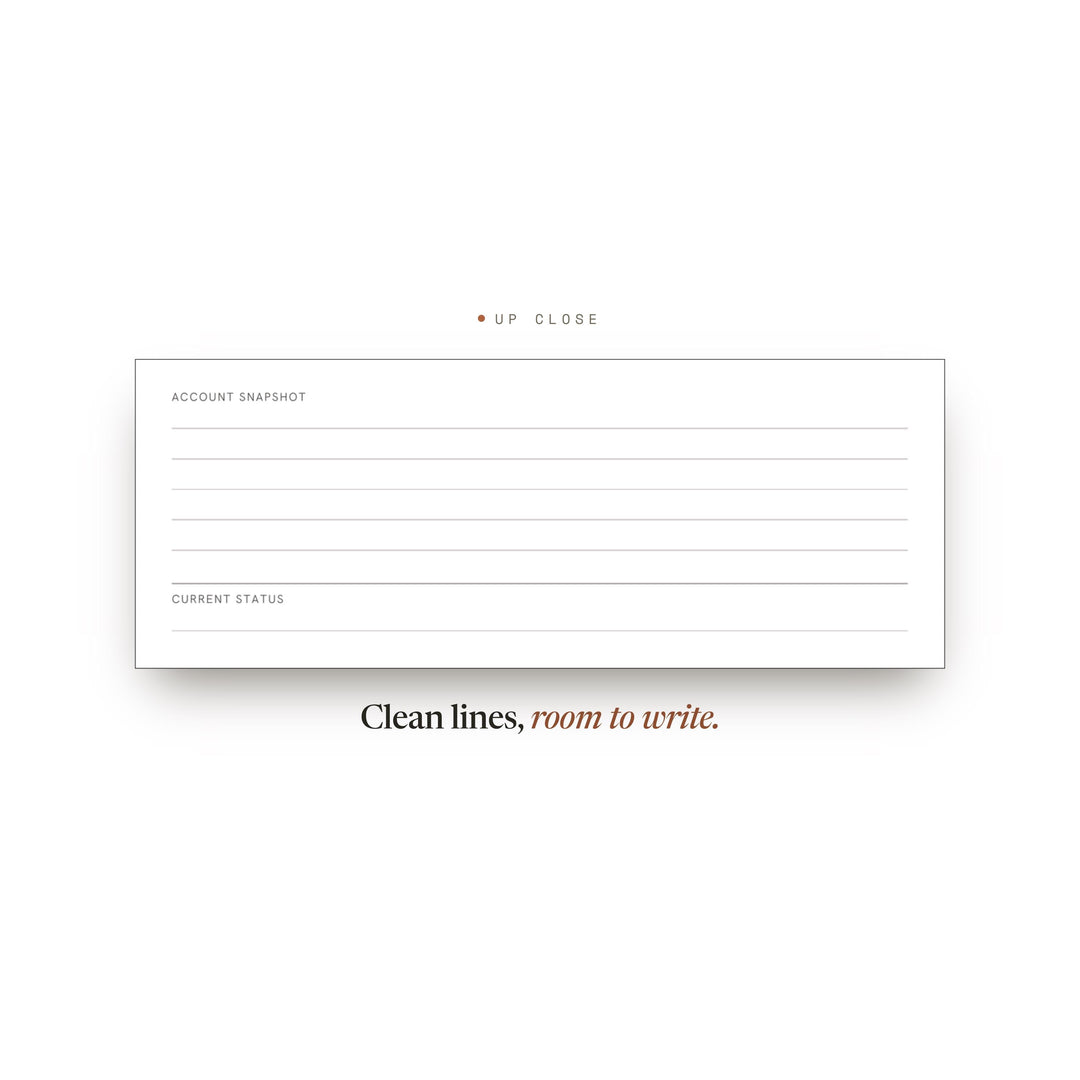 Account Notes Planner Insert | Client Tracker | GoodNotes iPad PDF | Digital Download