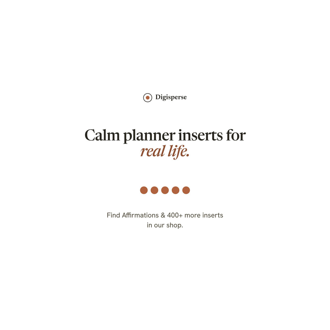 Affirmations printable planner insert — preview image 20 of 20