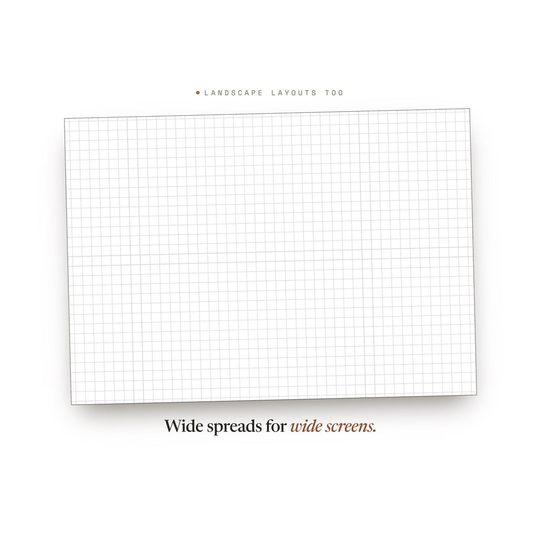 Graph Paper Planner Insert | Dot Grid Paper | GoodNotes iPad PDF | Digital Download