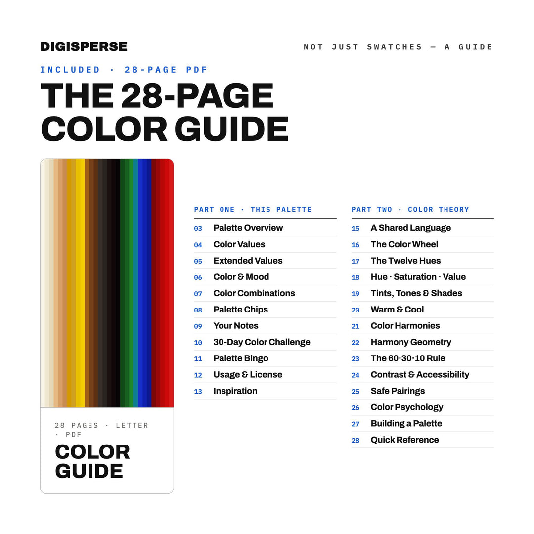 Neo-Expressionism Color Palette | 30 Procreate Swatches, HEX, RGB, CMYK (Digital Download)