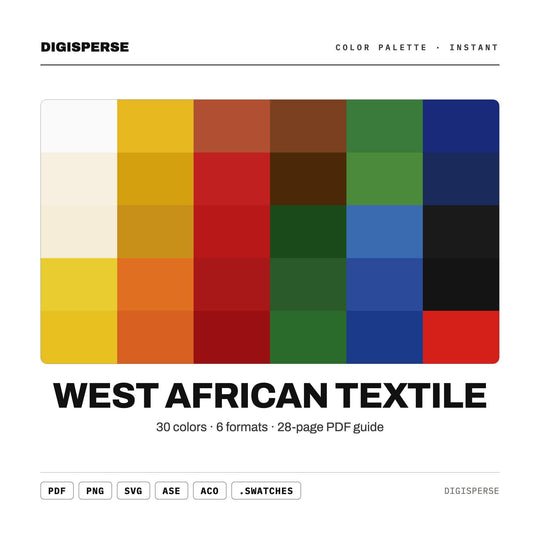 West African Textile color palette — main preview