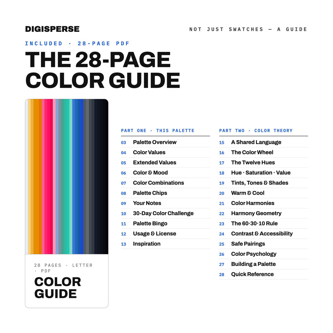 Blade Runner Color Palette | 30 Colors | Hex RGB CMYK | Color Guide | Procreate Swatches + ASE | Digital Download