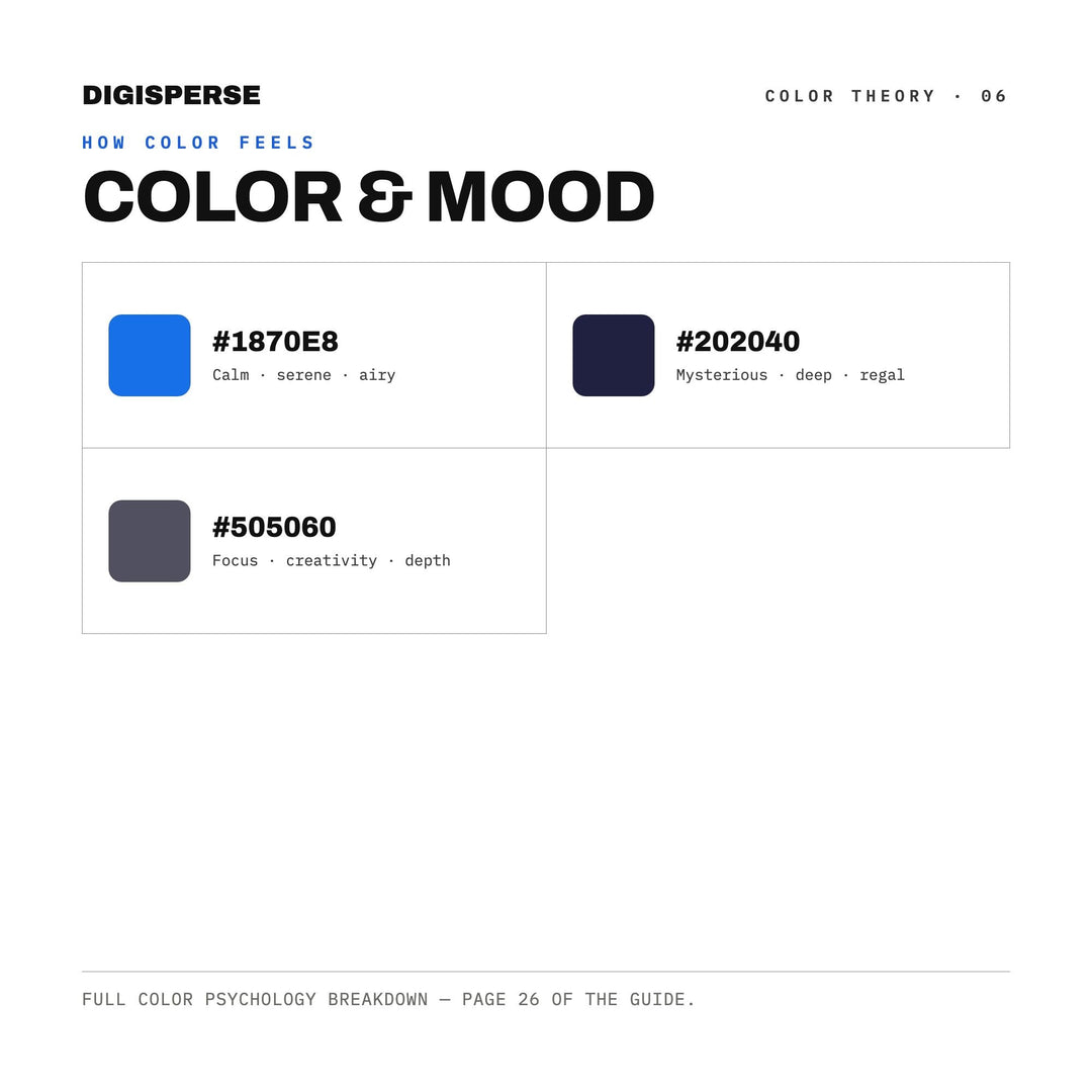 Tech Noir Color Palette | 30 Colors | Hex RGB CMYK | Procreate Swatches + ASE | Digital Download