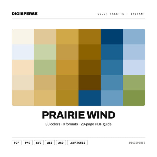 Prairie Wind color palette — main preview