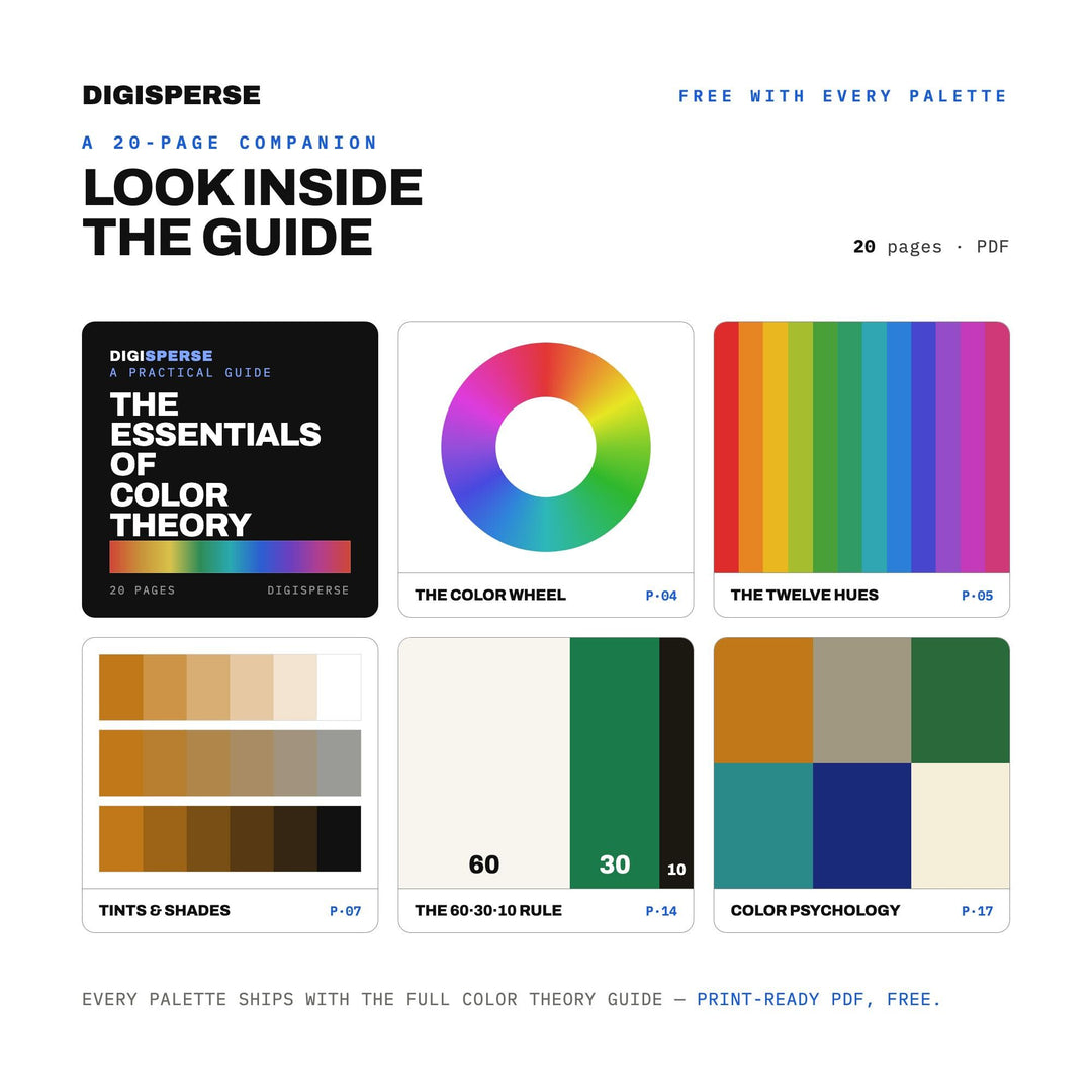 Golden Age Of Islam Color Palette | 30 Colors | Hex RGB CMYK | Color Guide | Procreate Swatches + ASE | Digital Download