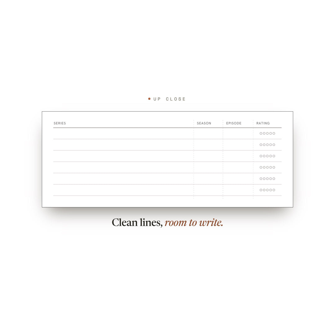Series Tracker Planner Insert | Hobby Tracker | GoodNotes iPad PDF | Digital Download