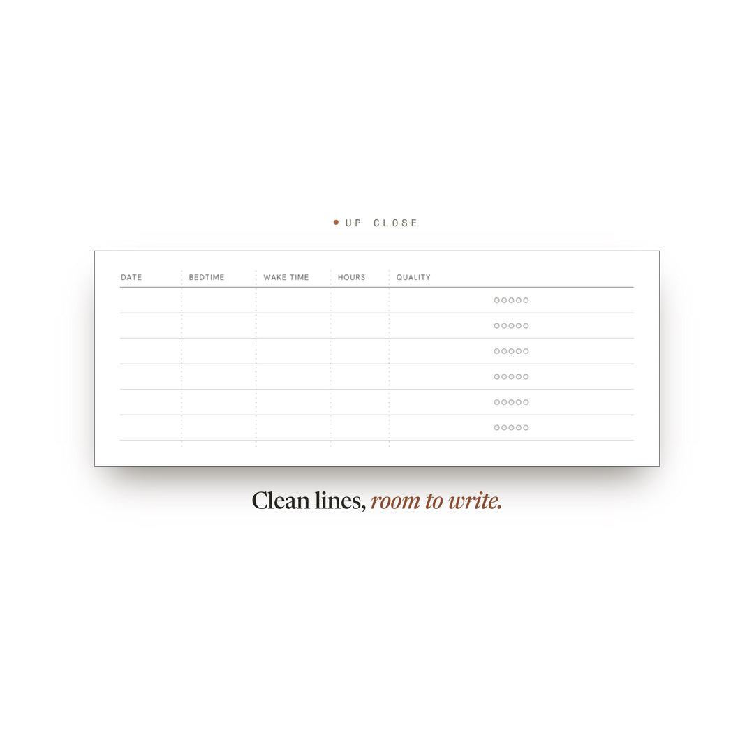 Sleep Log printable planner insert — preview image 9 of 20