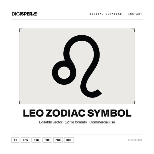 Leo vector graphic set — main preview