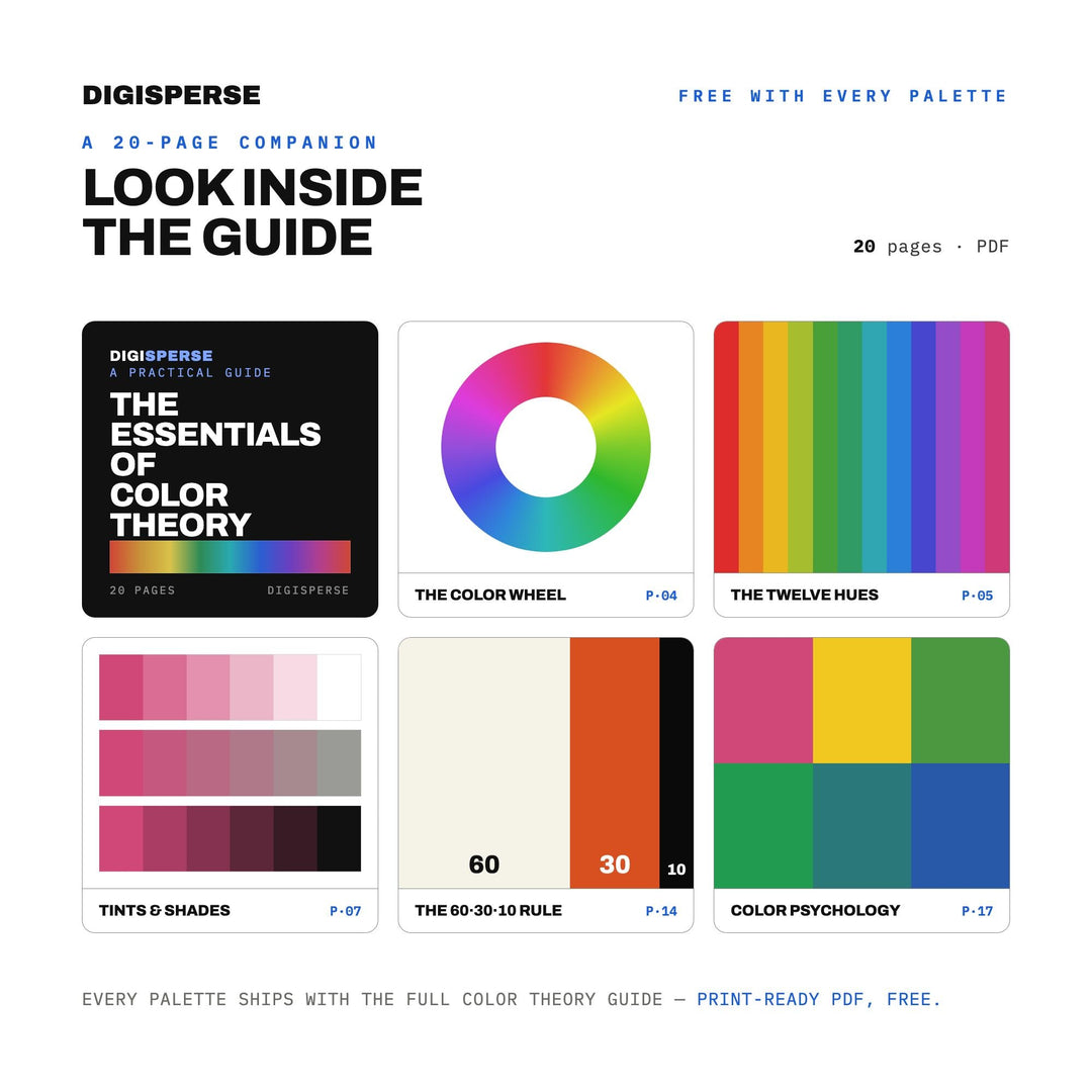 Absurd Collage Color Palette for Anti Art Zine Design and Punk Branding, 30 Dada Chaos Hues, Procreate Swatches, Hex Codes