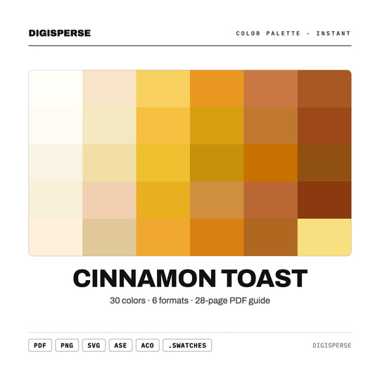 Cinnamon Toast color palette — main preview