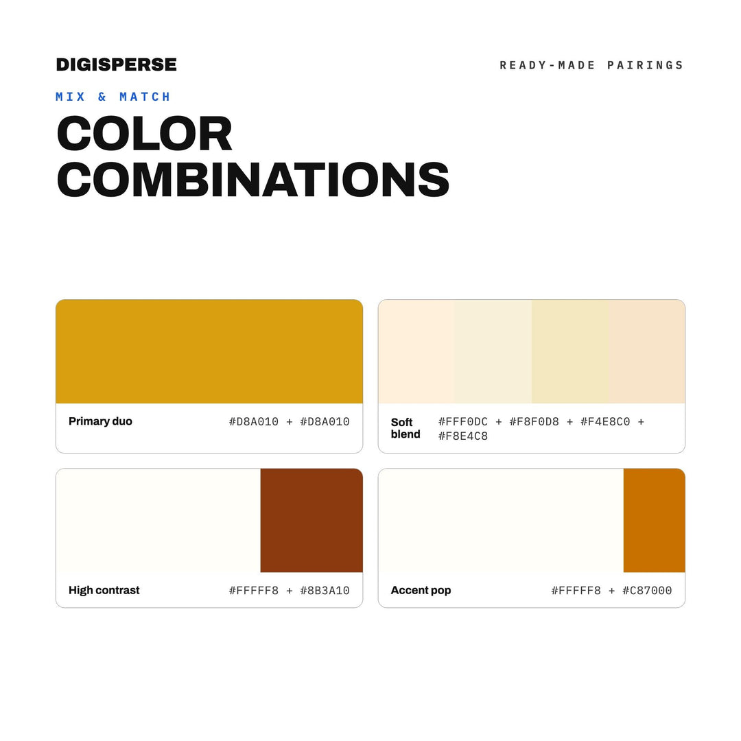 Cinnamon Toast Color Palette | 30 Warm Cozy Tones (Digital Download)
