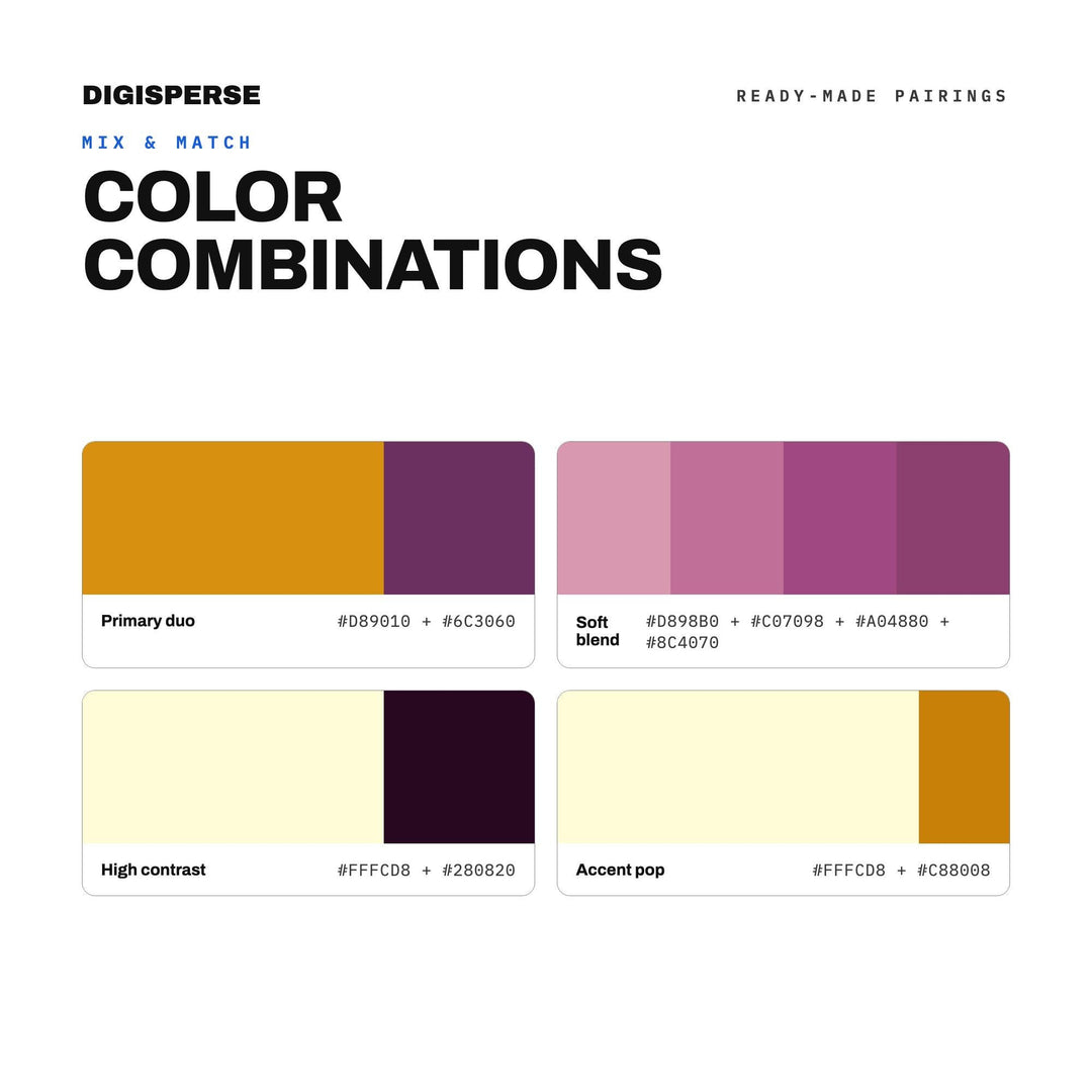 Fig & Honey Color Palette | 30 Colors | Hex RGB CMYK | Procreate Swatches + ASE | Digital Download