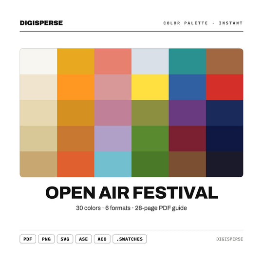 Open Air Festival color palette — main preview