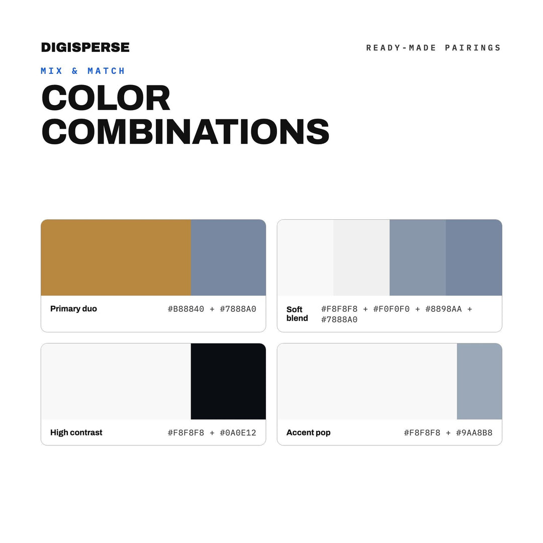 Moody Grey Color Palette for Rainy Fall Art and Cozy Atmospheric Branding, 30 Autumn Storm Hues, Procreate Swatches