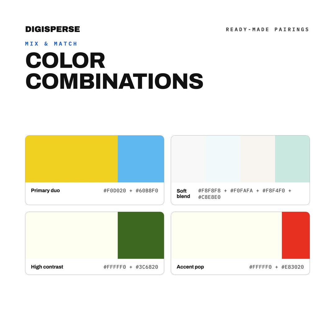 Lemonade Stand Color Palette | 30 Colors | Hex RGB CMYK | Procreate Swatches + ASE | Digital Download