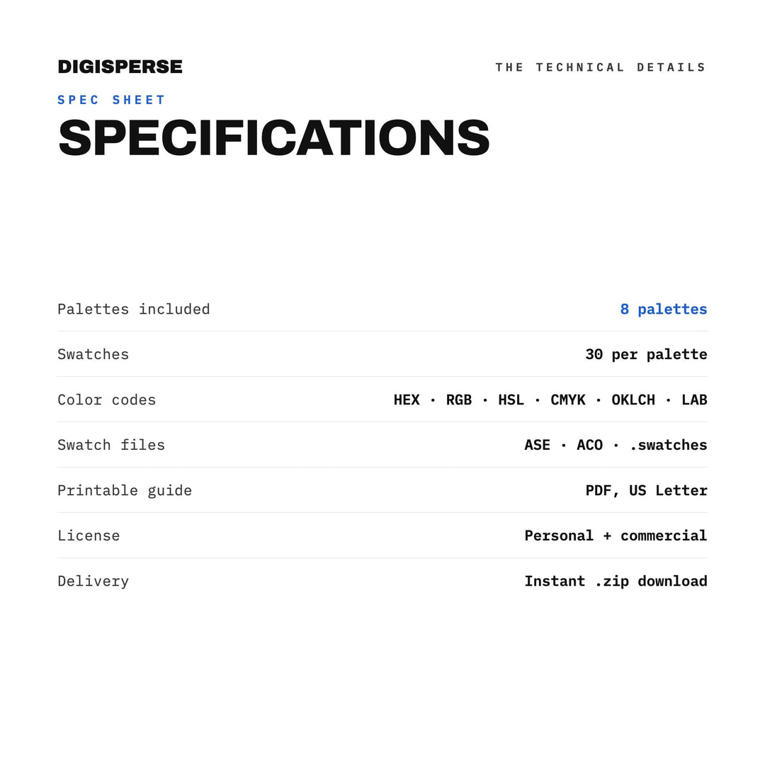 Cozy Morning Color Scheme Set, 8 Slow Sunrise Palettes for Lifestyle Blogs, Breakfast Cafe Branding and Calm Home Office Decor