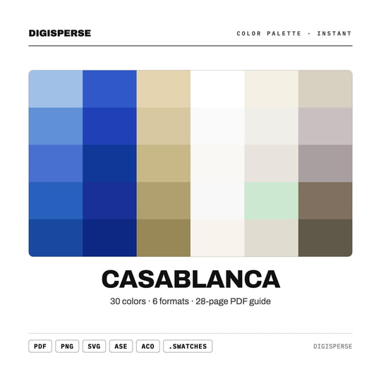 Casablanca color palette — main preview
