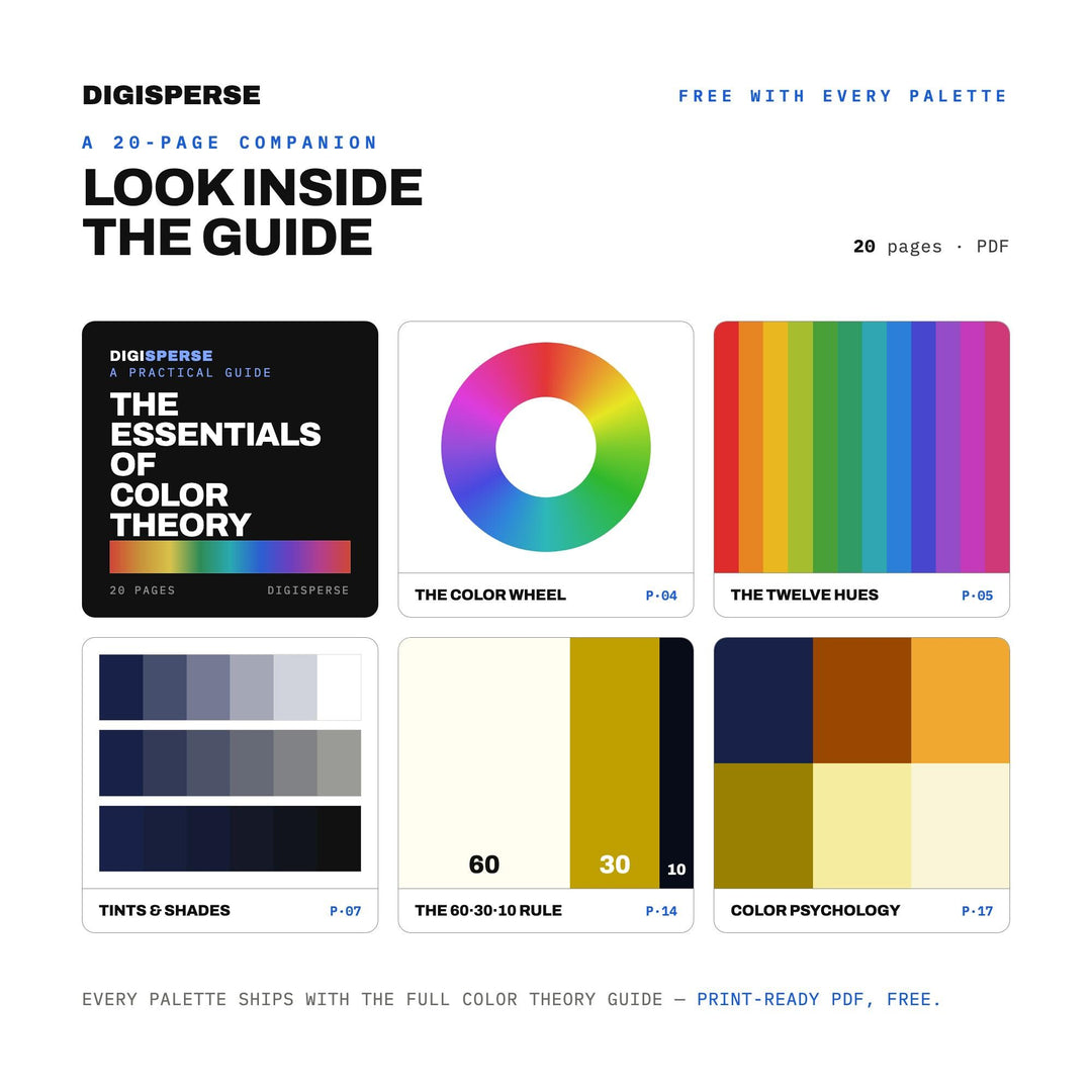 Harvest Supermoon Color Palette | 30 Colors | Hex RGB CMYK | Procreate Swatches + ASE | Digital Download