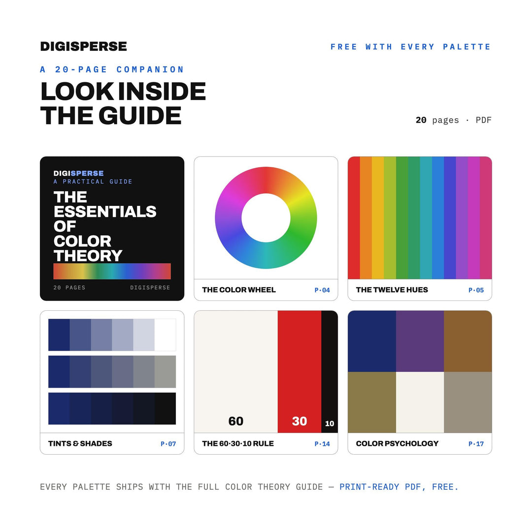 Meiji Restoration Color Palette | 30 Japanese Historical Colors (Digital Download)