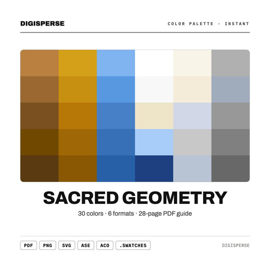 Sacred Geometry color palette — main preview