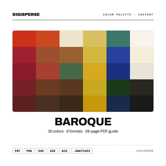 Baroque color palette — main preview
