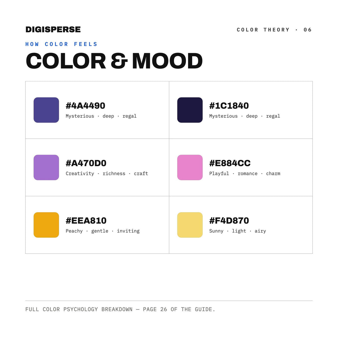 First Light Color Palette | 30 Procreate Swatches, HEX, RGB, CMYK (Digital Download)