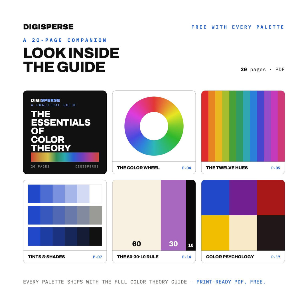 Musical Theater Color Palette | 30 Colors, Hex, RGB, CMYK (Digital Download)