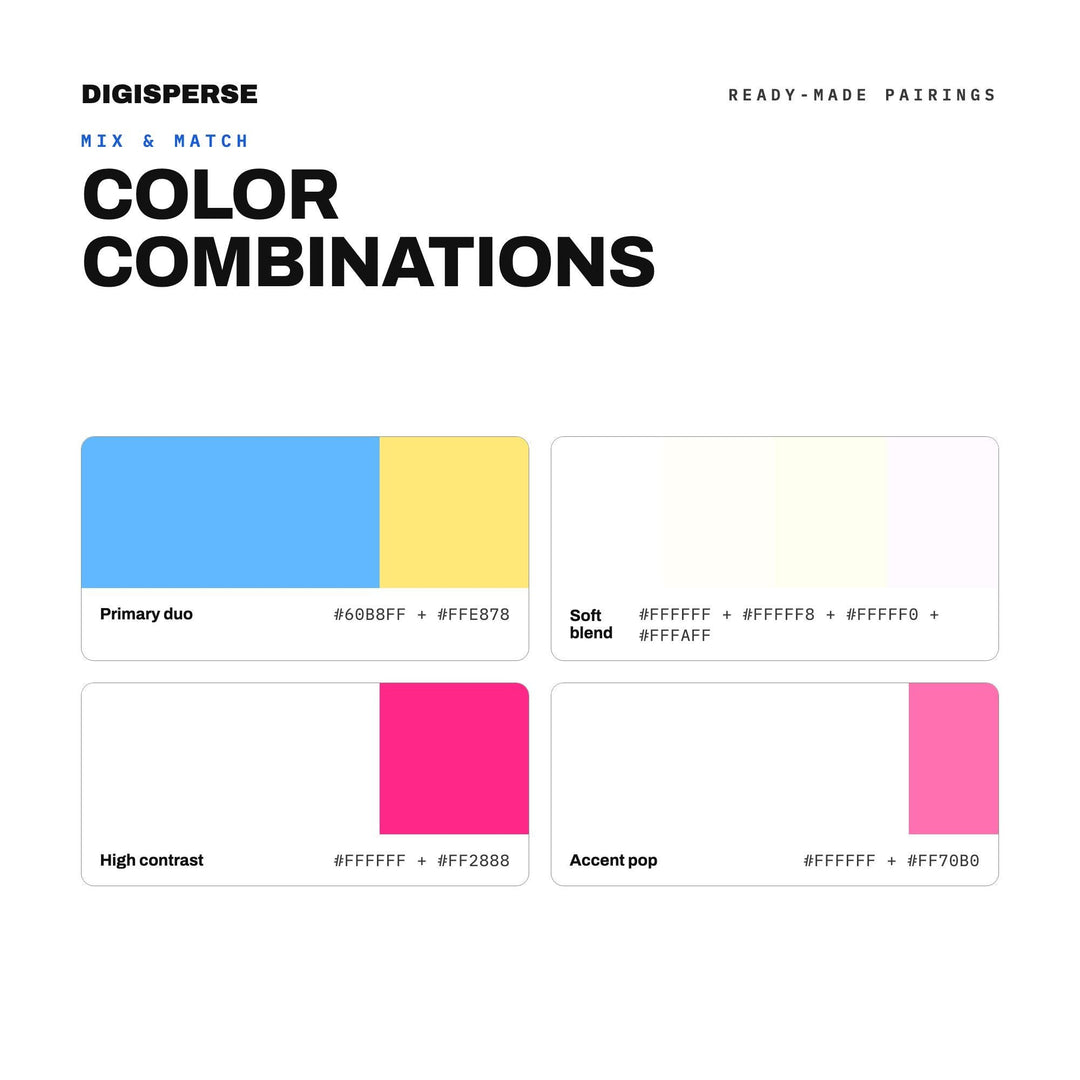 Cotton Candy Color Palette | 30 Procreate Swatches, ASE, PDF Guide (Digital Download)