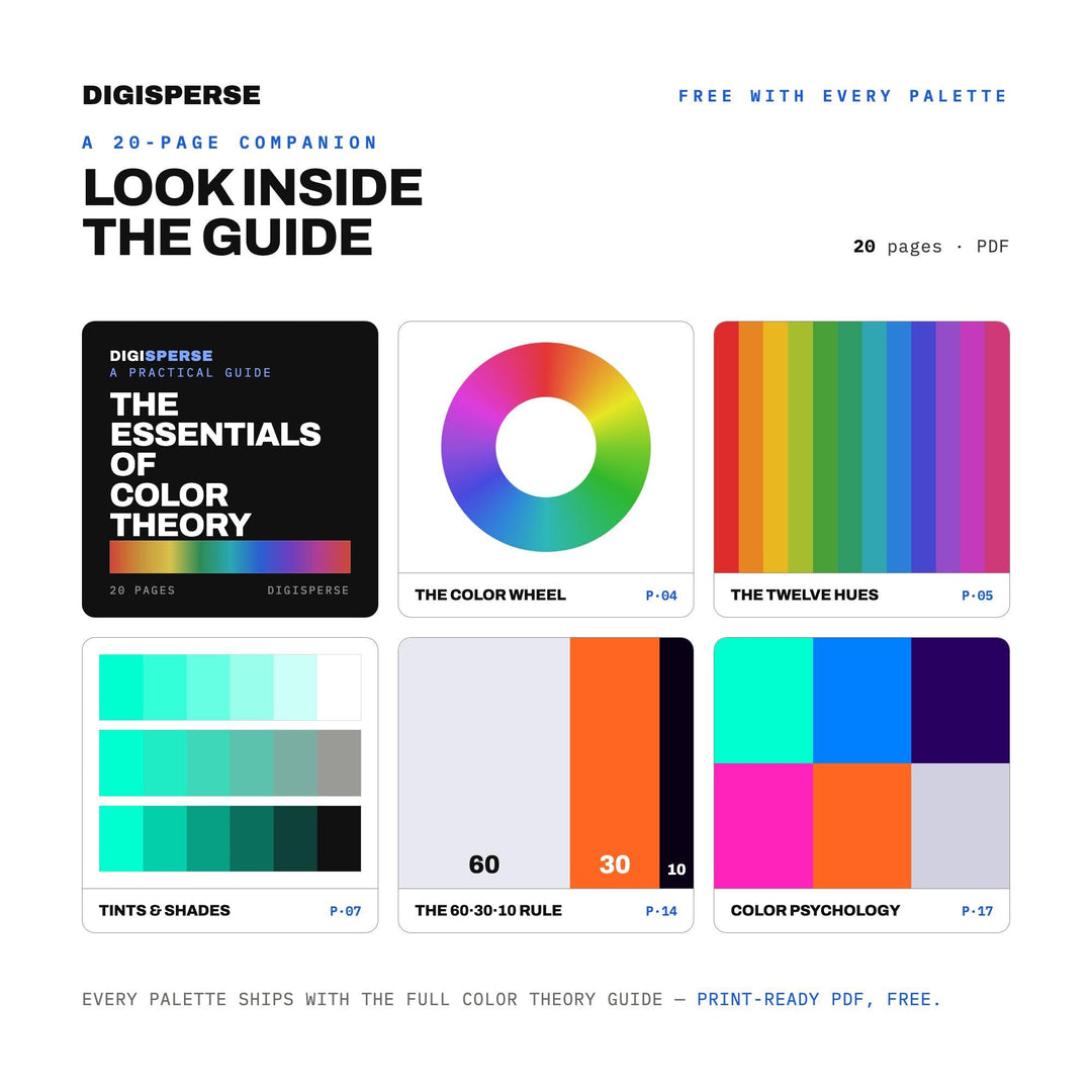 Retro Neon Color Palette for 80s Sci Fi Art and Outrun Music Branding, 30 Synthwave Grid Hues, Procreate Swatches, Hex Codes
