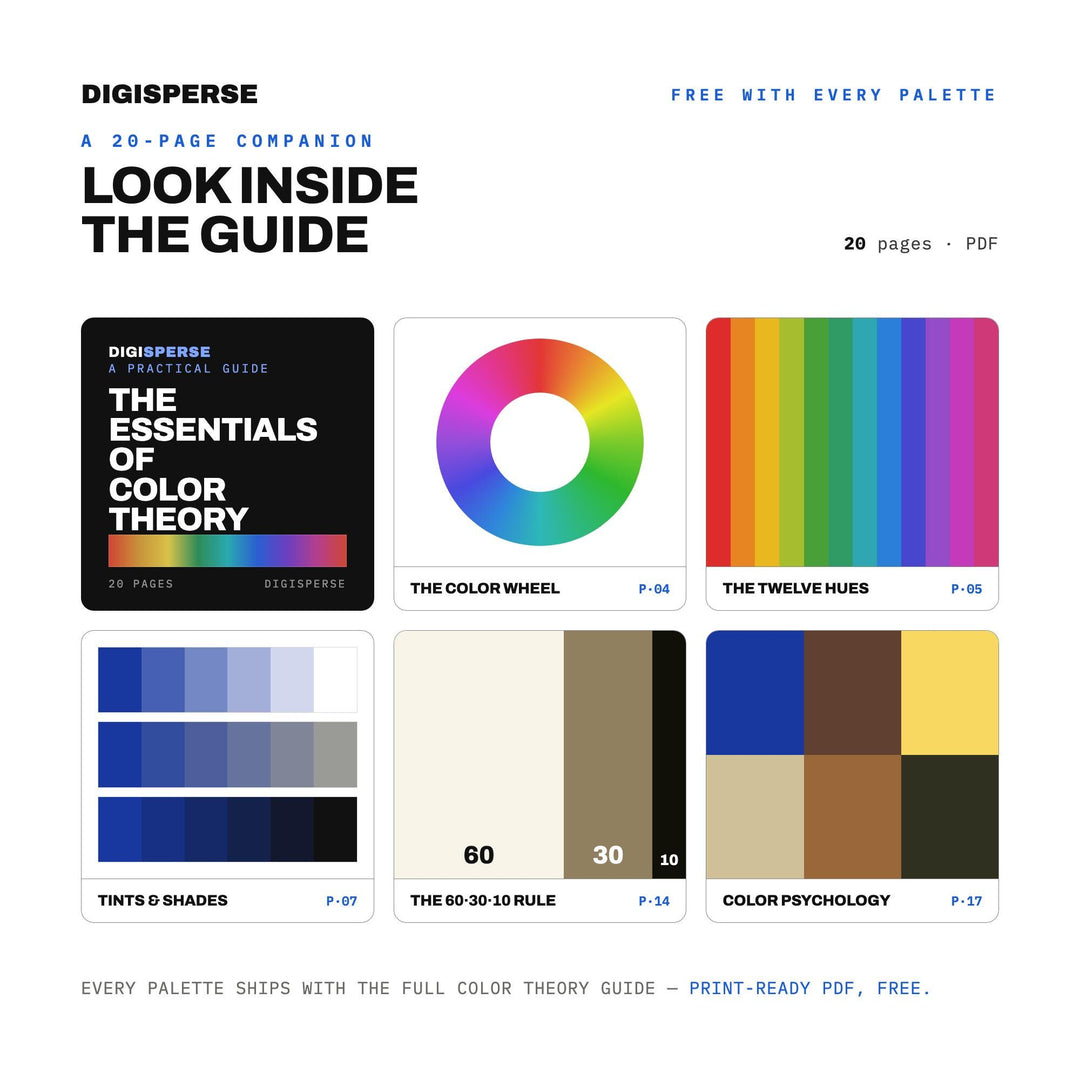 Constitutional Quill & Ink Color Palette | 30 Colors | Hex RGB CMYK | Procreate Swatches + ASE | Digital Download