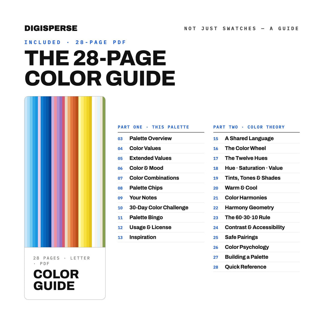French Riviera Color Palette | 30 Colors | Hex RGB CMYK | Color Guide | Procreate Swatches + ASE | Digital Download