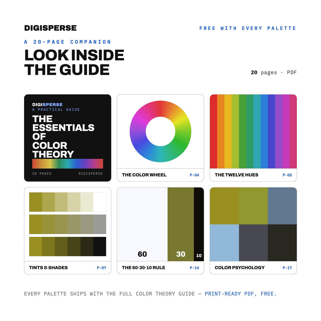 Thunderstorm Approaching Color Palette | 30 Colors | Hex RGB CMYK | Procreate Swatches + ASE | Digital Download