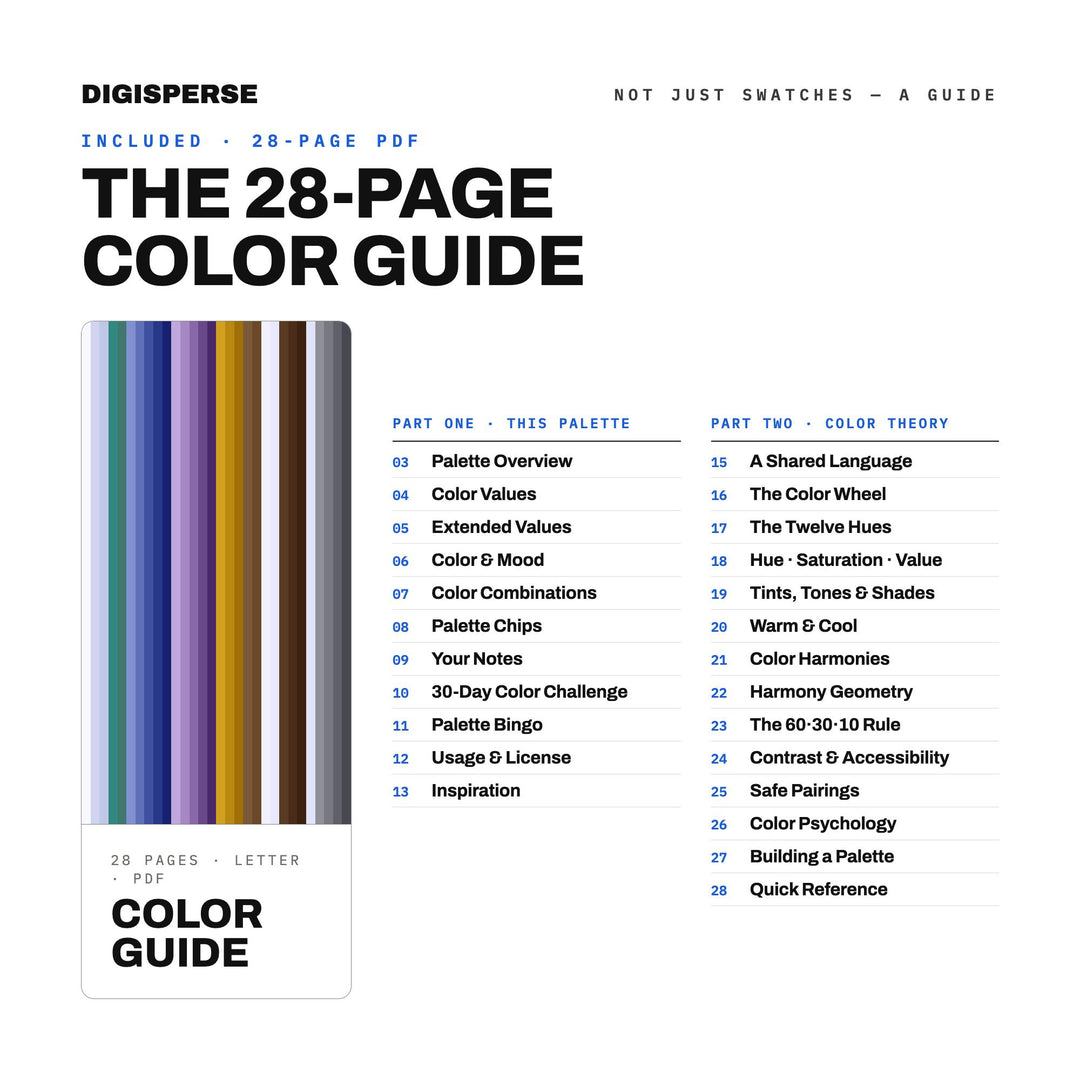 Spirit World Color Palette | 30 Colors | Hex RGB CMYK | Color Guide | Procreate Swatches + ASE | Digital Download